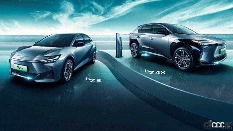 「新型プリウスとの関連性は？ トヨタが中国でのBEV「bZ3」リリース内で新たな「bZ」を予告」の5枚目の画像