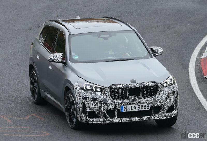 「デザインを過激に差別化。BMW「X1」改良型「M35i」がニュルブルクリンク登場」の2枚目の画像
