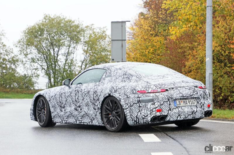 「SLの高性能モデル、メルセデスAMG「GT 53クーペ」次期型は、2.0L直4を電動化で680馬力に」の8枚目の画像