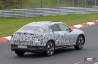 メルセデス・ベンツ GLC クーペ新型のスパイショット。リヤビュー