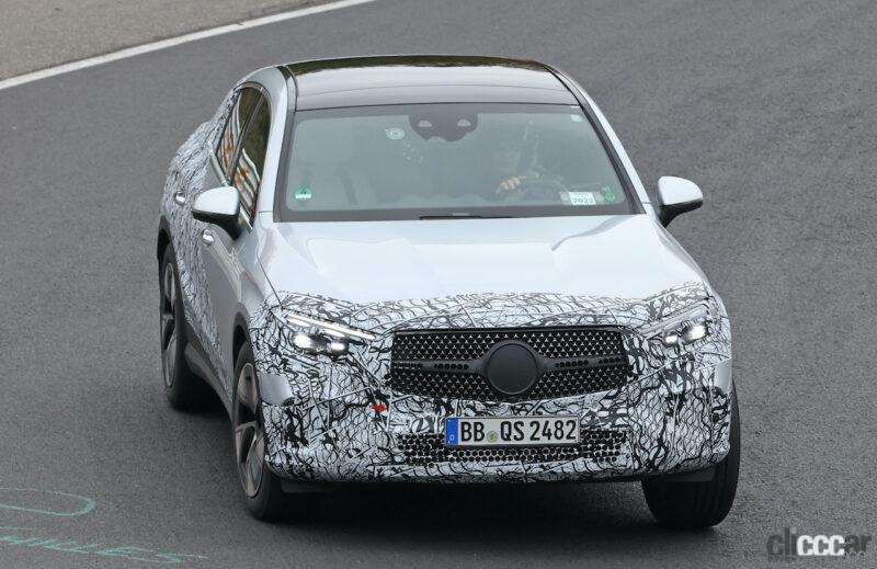 「もうすぐ登場。メルセデス・ベンツSUV版Cクラス「GLC クーペ」新型、最新プロトタイプをキャッチ」の3枚目の画像