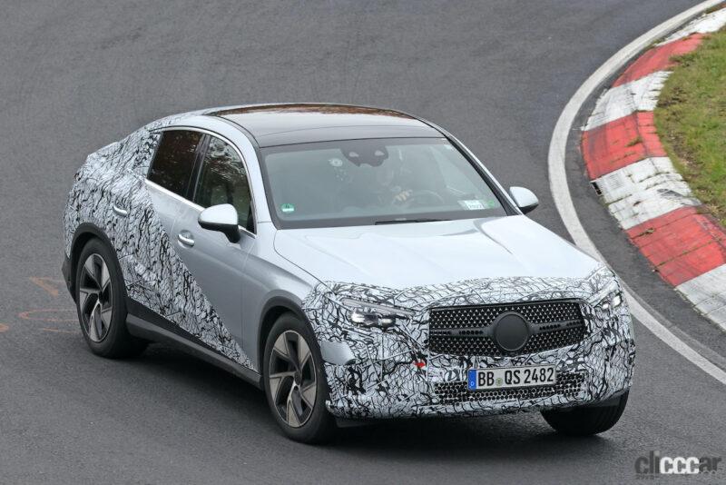 「もうすぐ登場。メルセデス・ベンツSUV版Cクラス「GLC クーペ」新型、最新プロトタイプをキャッチ」の4枚目の画像