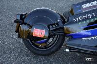 トリタウンの後輪にはモーターが組み込まれる