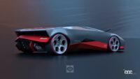 ランボルギーニ次世代スーパーカー「ラビエッタ」を提案 - 2022-Lamborghini-Ravietta-Render-2