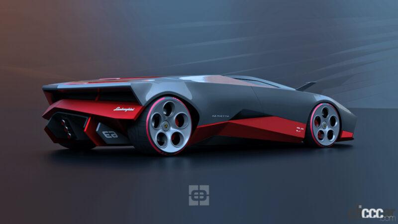 「ランボルギーニ次世代スーパーカー「ラビエッタ」を提案」の2枚目の画像