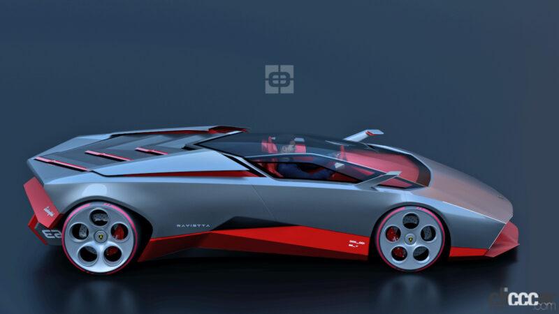 「ランボルギーニ次世代スーパーカー「ラビエッタ」を提案」の6枚目の画像