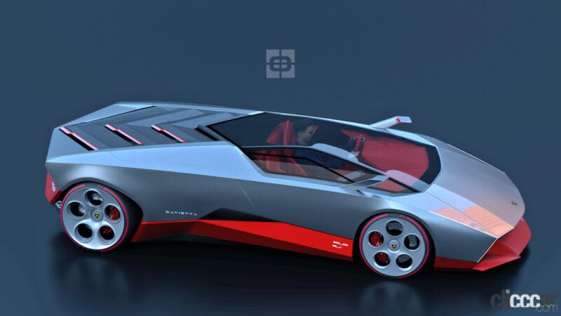 「ランボルギーニ次世代スーパーカー「ラビエッタ」を提案」の8枚目の画像