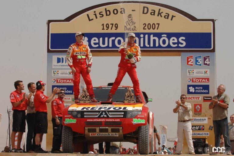 2007年パリダカ７連覇達成の三菱パジェロ・エボリューション