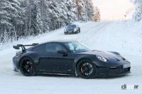 ポルシェ「911 GT3 ツーリング」改良型、ウィングありのスタンダードモデルをスクープ - Porsche 911 GT3 facelift 5