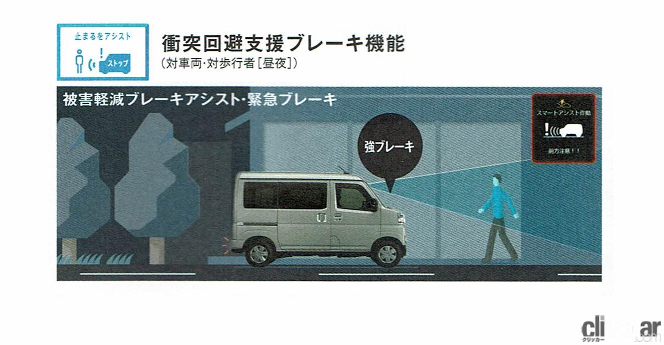 smart assist 2 function of brake assist for evasion crash 画像｜軽トラ並みではない