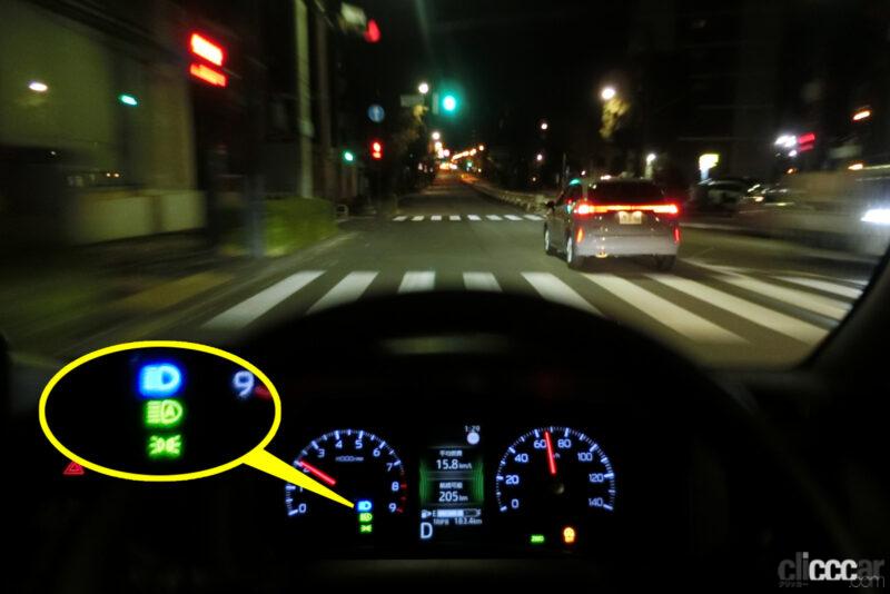 「レクサス級が軽バンに！新型「アトレー」LEDヘッドライトのクラス初ADBの高機能ぶり【新車リアル試乗6-4 ダイハツアトレー　夜間走行&ライト性能編】」の8枚目の画像