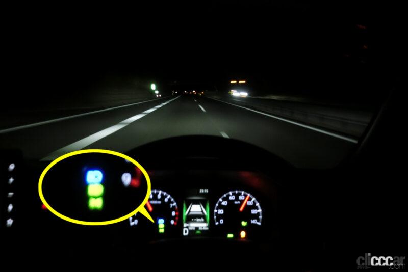 「レクサス級が軽バンに！新型「アトレー」LEDヘッドライトのクラス初ADBの高機能ぶり【新車リアル試乗6-4 ダイハツアトレー　夜間走行&ライト性能編】」の10枚目の画像