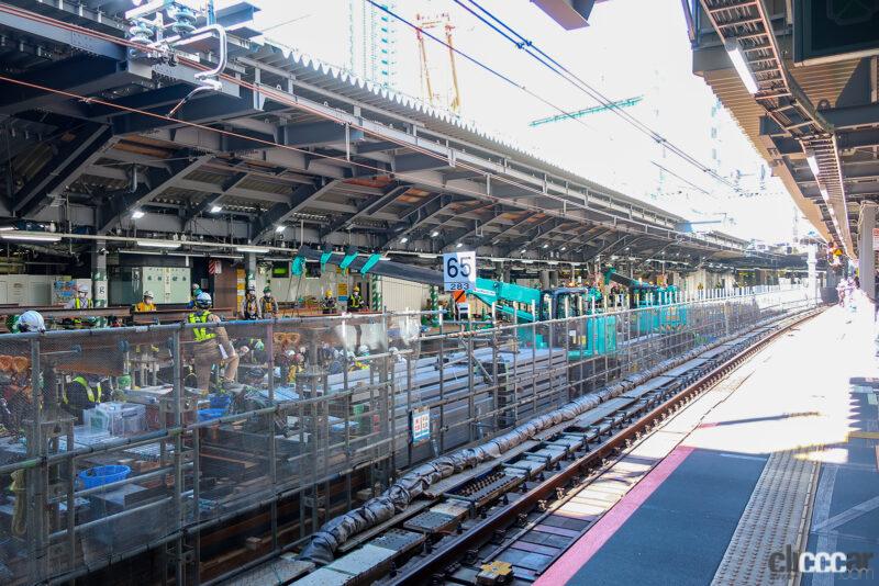 「東京のど真ん中「山手線」渋谷駅のホーム「外回り・内回り」が大工事でひとつに！」の8枚目の画像
