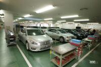 実習場では同一車種での実習が行われる