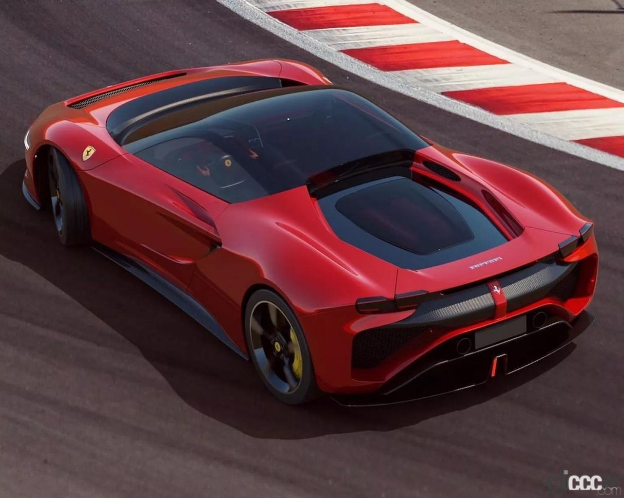 Ferrari-SF100-Concept-4-1536x1227 画像｜フェラーリ SF90後継モデル「SF 100」はV6＋トリプル ...