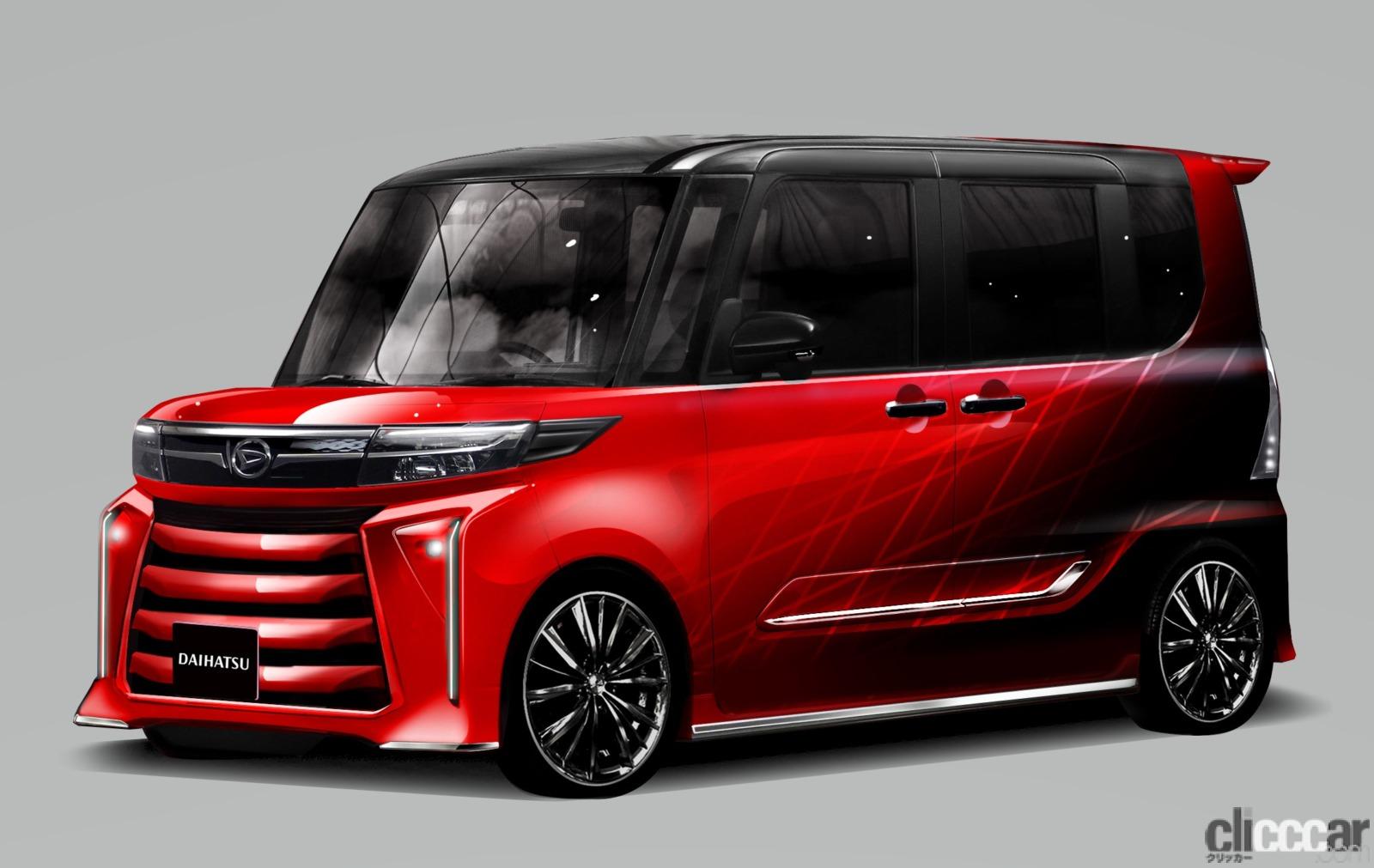TANTO CUSTOM RED-BLACK 0 画像｜「タントカスタム・RED/BLACK」がダイハツブースで異彩を放つ【東京オートサロン ...