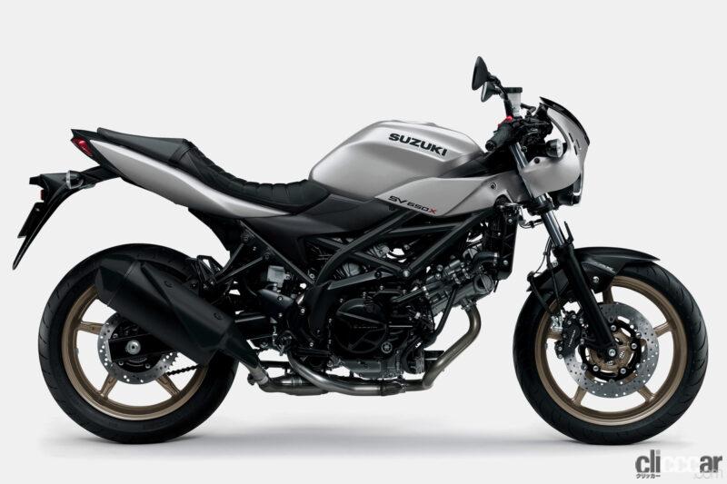 「スズキ伝統のVツインスポーツ「SV650/X」に新色を採用した2023年モデルが登場」の8枚目の画像