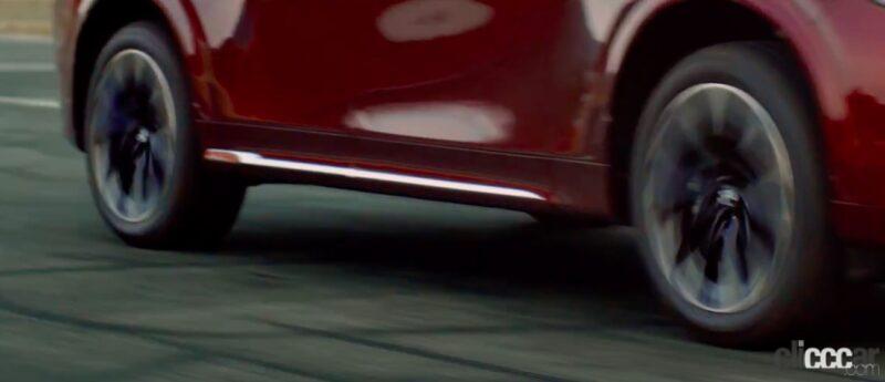 「マツダ最強のSUV「CX-90」、発表へカウントダウン。スポーツカーのようなハンドリングを実現か？」の2枚目の画像