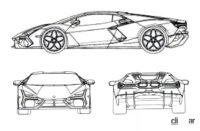 特許画像がリーク。ランボルギーニ「アヴェンタドール」後継モデル、これが最終デザインだ！ - Lamborghini-Aventador-3-copy