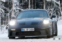 ポルシェ「911 ST」開発車両をスクープ！　ブランド史上最軽量のレアモデルが50年ぶり復活 - Porsche 911 ST Winter 2