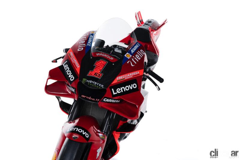 「360km/h超えのモンスター、イタリアのドゥカティが2輪最高峰レース「MotoGP」ワークスマシンの2023年型を公開」の4枚目の画像