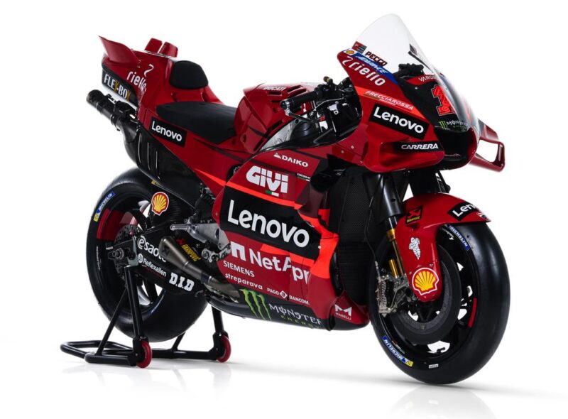 「360km/h超えのモンスター、イタリアのドゥカティが2輪最高峰レース「MotoGP」ワークスマシンの2023年型を公開」の8枚目の画像