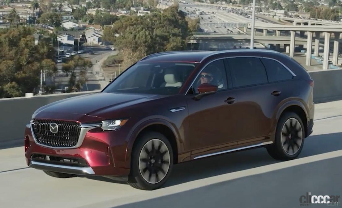 マツダの最新SUV「CX-90」がお目見え。3列シートSUVにロードスターと