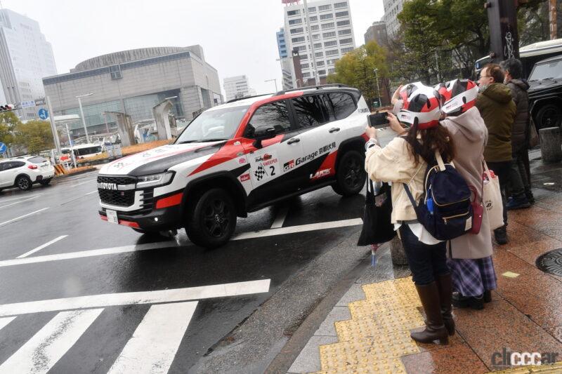 「3月3日から開催の「新城ラリー2023」を前に、ラリーカーが名古屋市内を練り走る！」の14枚目の画像