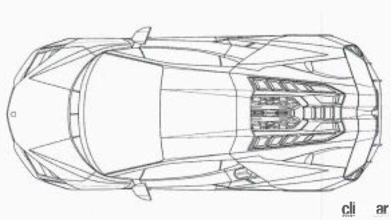 「公開前に画像が流出。ランボルギーニ次世代スーパーカー、V12を電動化で850ps以上」の5枚目の画像