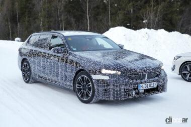 BMW i5ツーリング 市販型プロトタイプ　スパイショット