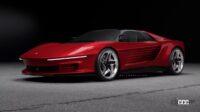 フェラーリ「SF90」が「テスタロッサ」に!? 流行のオマージュモデルを提案 - Ferrari-Testarossa-Hommage-By-Maltese-Design-3