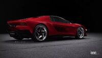 フェラーリ「SF90」が「テスタロッサ」に!? 流行のオマージュモデルを提案 - Ferrari-Testarossa-Hommage-By-Maltese-Design-5