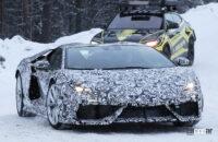 ランボルギーニ「アヴェンタドール」後継モデル、発表直前。窓越しから大型デジタル計器見えた - Lamborghini 5