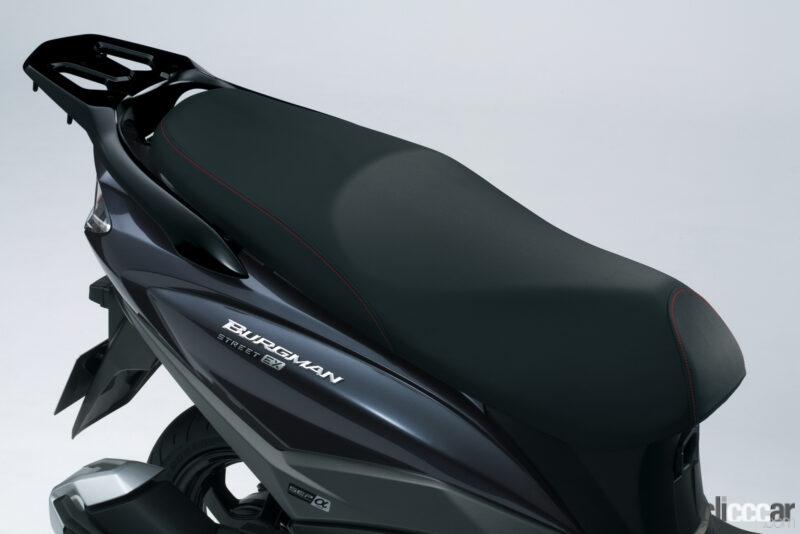 「スズキ新型スクーター「バーグマンストリート125EX」は、上質な乗り味と31万円台のリーズナブルな価格が魅力」の10枚目の画像