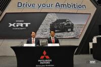 Q＆Aセッションは、三菱自動車工業の加藤隆雄社長（左）と、三菱自動車タイランドの小糸栄偉知社長（右）が出席した