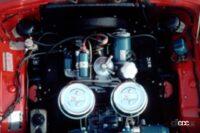 トヨタS800 の空冷エンジン。トヨタとしては最初で最後の自社製水平対向800cc空冷2気筒OHVエンジン