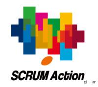 静岡ブルーレヴズ「SCRUM Action」のロゴ