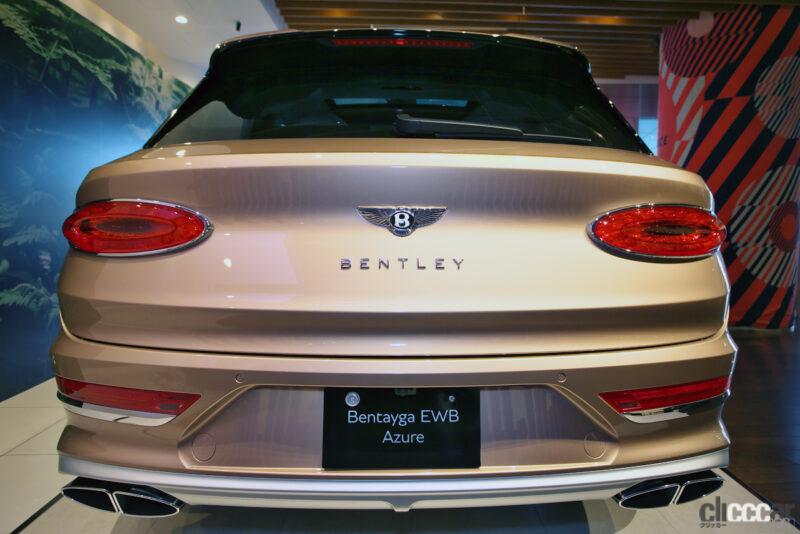 「ベントレー「ベンテイガEWB」はリアシートの乗り心地がファーストクラス。価格は2802万8000円から【新型車発表会】」の13枚目の画像