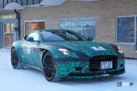 アストンマーティンが日産「GT-R」になった？「DB11」後継モデルらしき開発車両が出現 - Aston Martin DB11 facelift 17