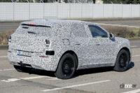 フォードの開発車両を鮮明にスクープ。 VWと提携で新たな電動SUV発売へ - Spy shot of secretly tested future car