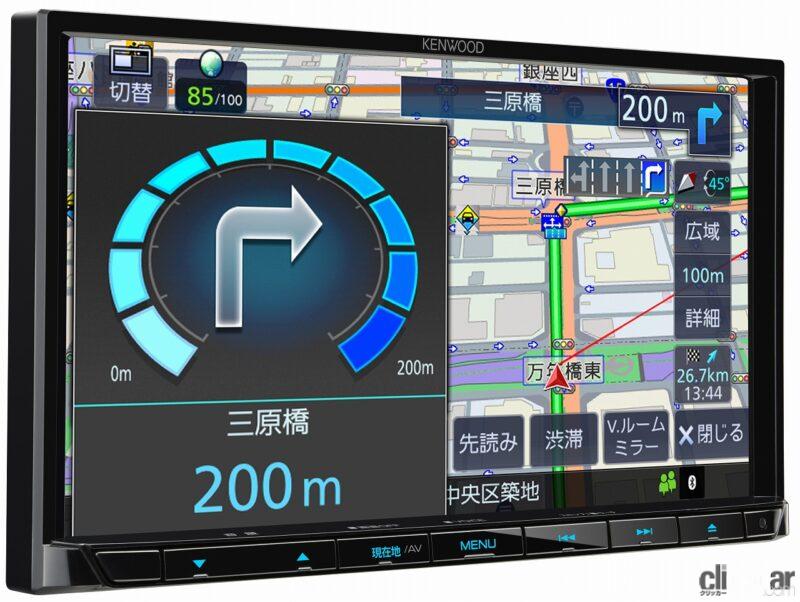 「ケンウッド「彩速ナビ」2023年モデルは、デジタルルームミラー型ドライブレコーダー「ミラレコ」を大画面で映像記録の再生が可能」の2枚目の画像