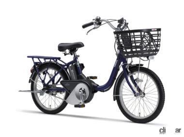 ヤマハ発動機の電動アシスト自転車「PAS SION-U」。カラーは「ノーブルネイビー」