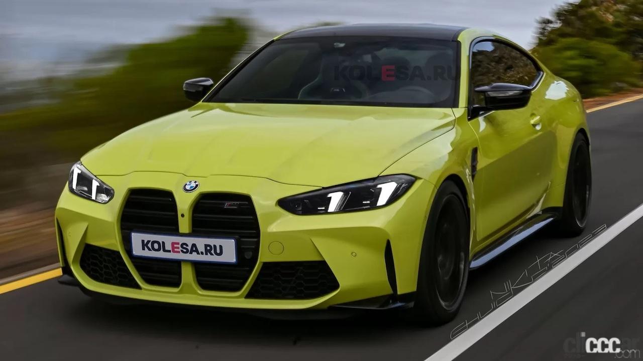 BMW「M4」のパワーアップ濃厚？ 改良型デザインをプレビュー 