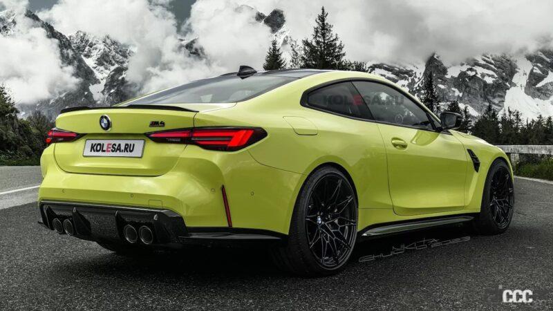 「BMW「M4」のパワーアップ濃厚？ 改良型デザインをプレビュー」の6枚目の画像