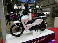 二輪車用チェーンで知られるD.I.D（大同工業）は原付クラスの電動バイク・プロトタイプを展示していた