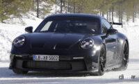 ポルシェ「911 GT3」992改良型992.2が早くも登場へ！リアウィングが似合うポルシェNo.1 - Spy shot of secretly tested future car