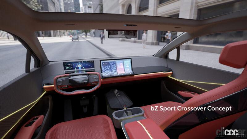 「トヨタがバッテリーEVの「bZ Sport Crossover Concept」「bZ FlexSpace Concept」を世界初公開【上海モーターショー2023】」の3枚目の画像