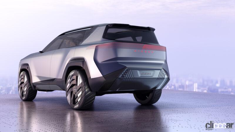 「EVコンセプトカー「Arizon」は、日産の電動化技術や知見を最大限活用した世界初公開のSUV【上海モーターショー2023】」の4枚目の画像