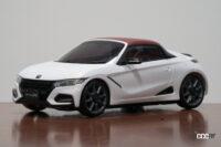 ホンダアクセス×京商のミニッツシリーズ「S660 Modulo X」。プレミアムスターホワイトのフロントビュー