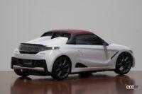 ホンダアクセス×京商のミニッツシリーズ「S660 Modulo X」。プレミアムスターホワイトのリヤビュー